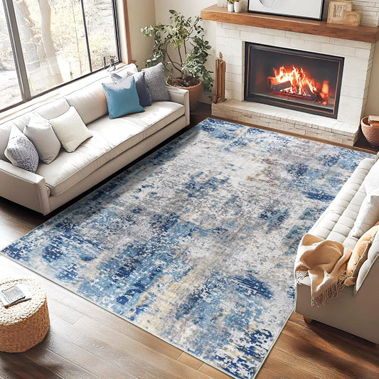 Large Modern Abstract Area Rug