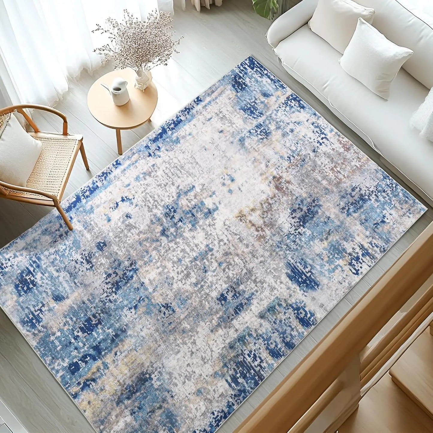 Large Modern Abstract Area Rug