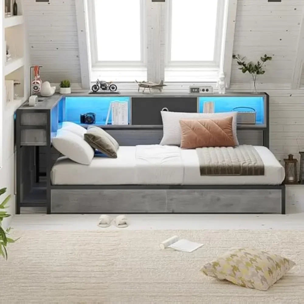 Twin Size Corner Bed Frame