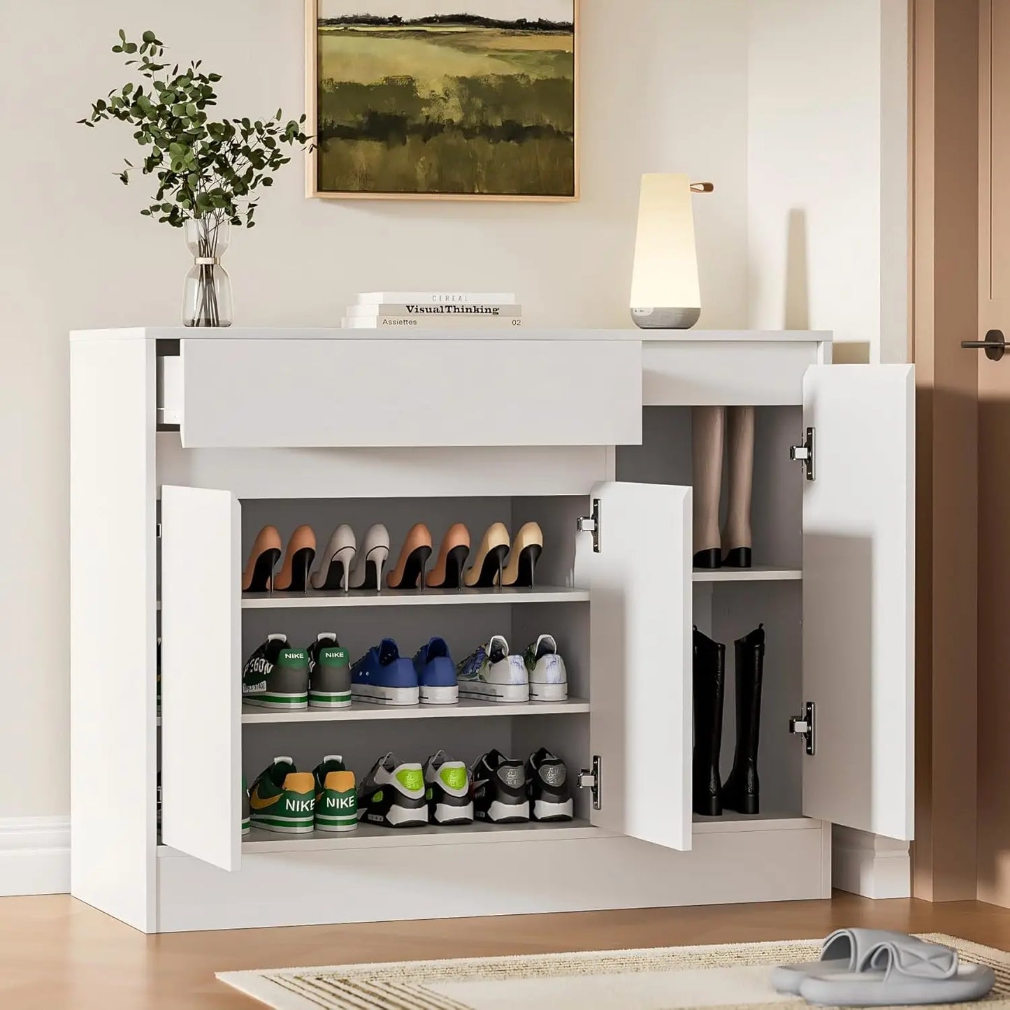 Shoe  Storage Cabinet For Entryway