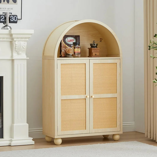 Modern Arched Storage Cabinet