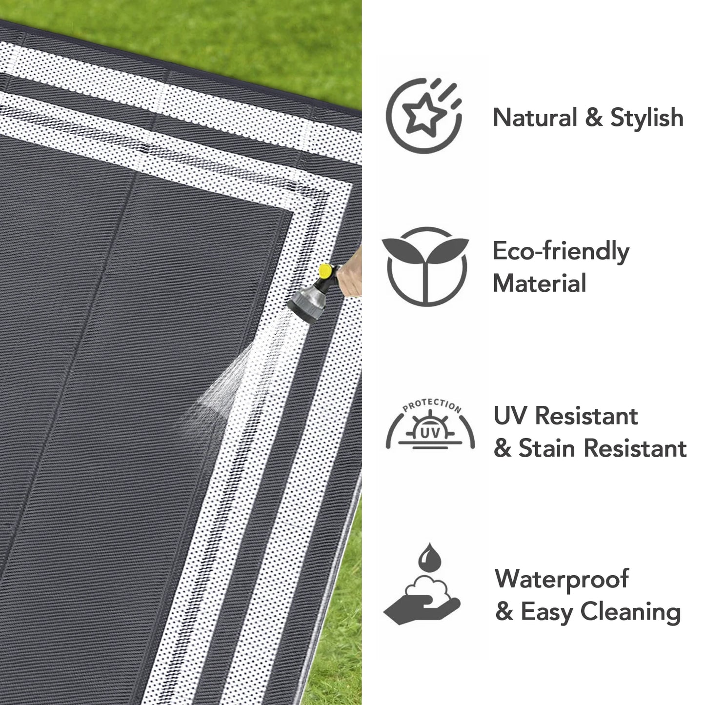 5x8 Reversible Mats, Outdoor Rug